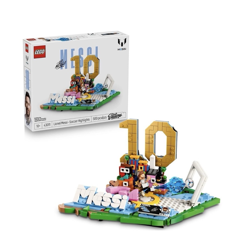 LEGO Editions Lionel Messi Soccer Highlights Building Set, 500 Pieces, Ages 10+,